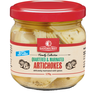 Sandhurst Quartered & Marinated Artichokes 170g