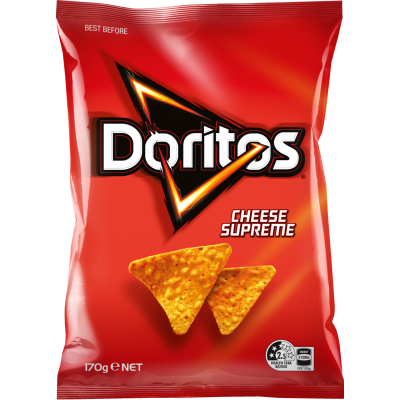 Doritos Cheese Supreme Corn Chips 170g – GoPotatoes