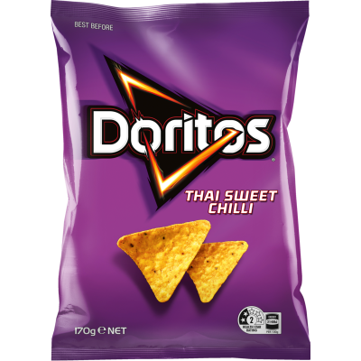 Doritos Thai Sweet Chilli Corn Chips 170g