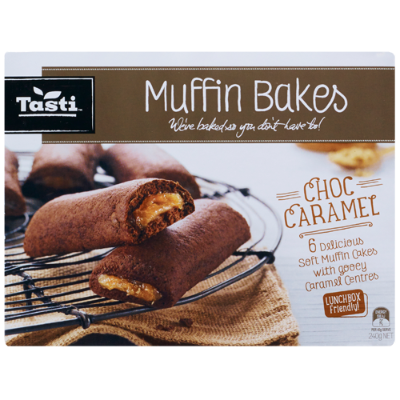 Tasti Choc Caramel Muffin Bakes 6 x 40g