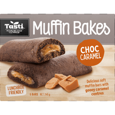 Tasti Choc Caramel Muffin Bakes 240g