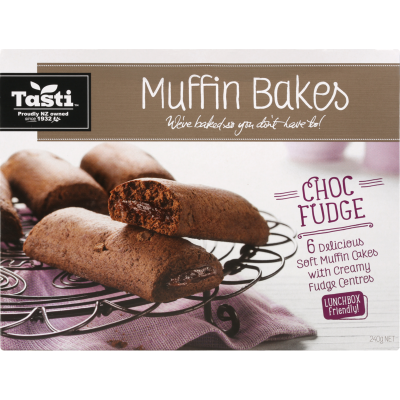 Tasti Choc Fudge Muffin Bakes 6 x 40g