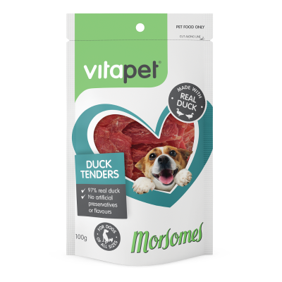 VitaPet Morsomes Duck Tenders Dog Treats 100g