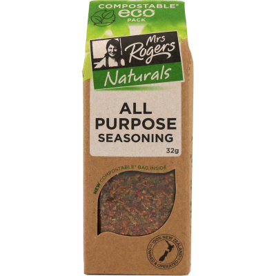 Mrs Rogers Naturals All Purpose Seasoning ECO Pack 32g