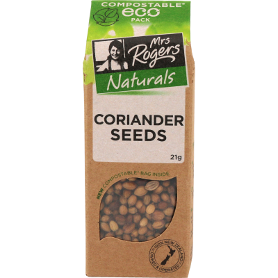 Mrs Rogers Naturals Eco Coriander Seeds 21g