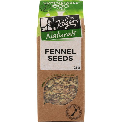 Mrs Rogers Naturals Eco Fennel Seeds 26g
