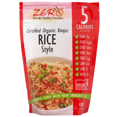 Zero Noodles Rice Style 400g