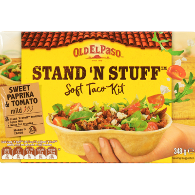 Old El Paso Stand 'N Stuff Soft Taco Kit 348g