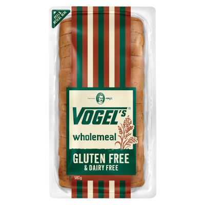 Vogel's Gluten Free & Dairy Free Wholemeal Bread 580g