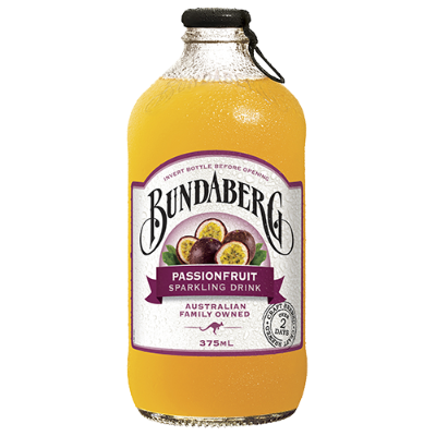 Bundaberg Passionfruit Sparkling Drink 375ml