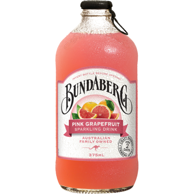 Bundaberg Pink Grapefruit Sparkling Drink 375ml