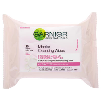 Garnier Micellar Cleansing Wipes 25pk