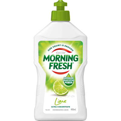 Cussons Morning Fresh Lime Dishwashing Liquid 400ml