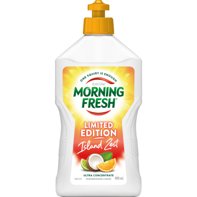 Cussons Morning Fresh Limited Edition Island Zest Dishwashing Liquid 400ml
