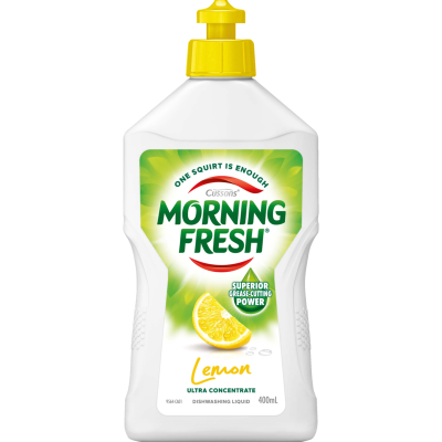 Cussons Morning Fresh Lemon Dishwashing Liquid 400ml