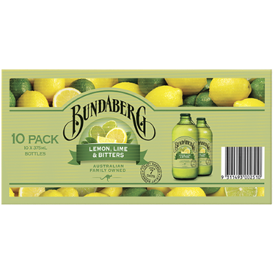 Bundaberg Lemon Lime & Bitters 10 x 375ml