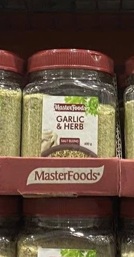 MASTERFOODS GARLIC & HERB SEASONING 600G