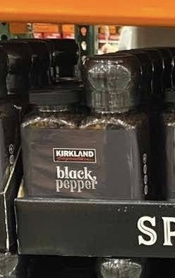 KIRKLAND SIGNATURE BLACK PEPPER GRINDER WITH REFILL 357G