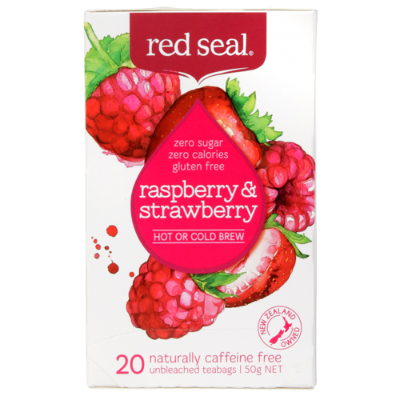 Red Seal Raspberry & Strawberry Tea Bags 20pk