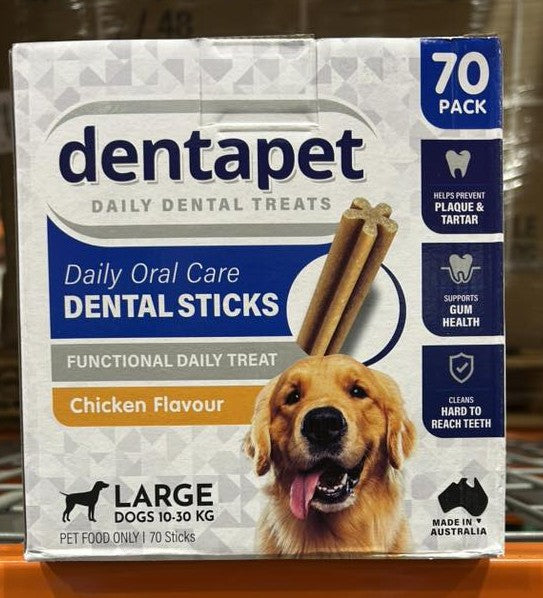 DENTAPET DENTAL STICKS 70 Sticks