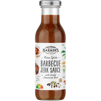 Barker's Nine Spice Barbecue Jerk Sauce 330g