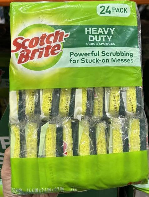 SCOTCH BRITE NON SCRATCH SCRUB SPONGE 24 PACK