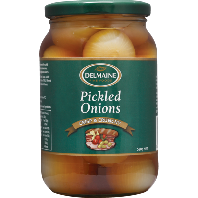 Delmaine Pickled Onions 520g