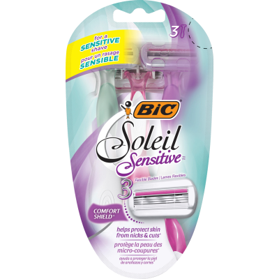 Bic Soleil Sensitive Disposable Razor 3ea