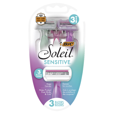 Bic Soleil Sensitive Disposable Razor 3pk