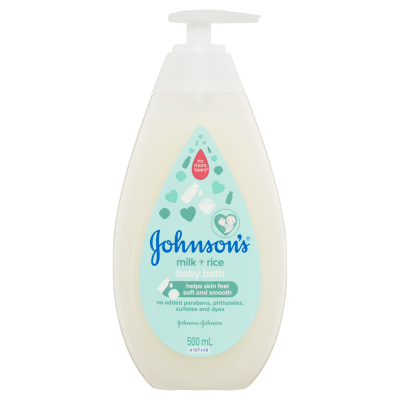 Johnson's Milk + Rice Baby Bath 500ml