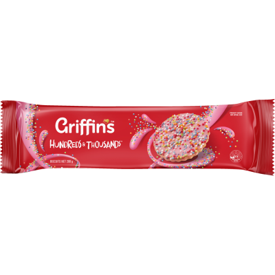Griffin's Hundreds & Thousands Biscuits 200g