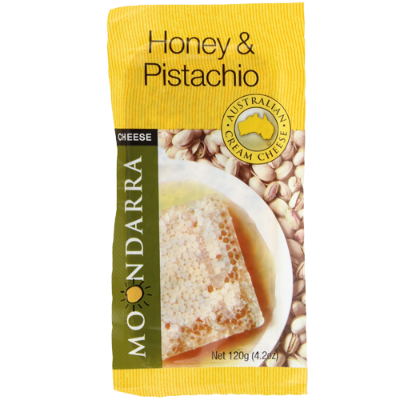 Moondarra Cheese Honey & Pistachio Cream Cheese 120g
