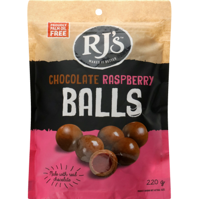 RJ's Chocolate Raspberry Balls 220g