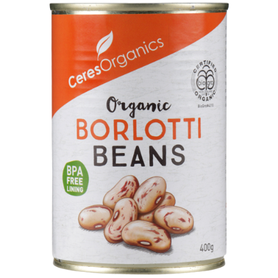 Ceres Organics Borlotti Beans 400g