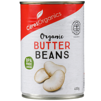 Ceres Organics Butter Beans 400g