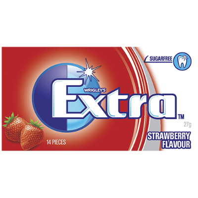 Wrigley's Extra Strawberry Sugarfree Gum 27g