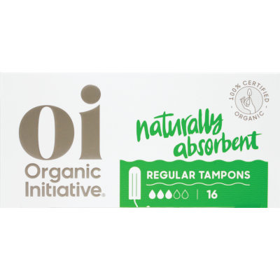 Oi Organic Cotton Regular Tampons 16pk