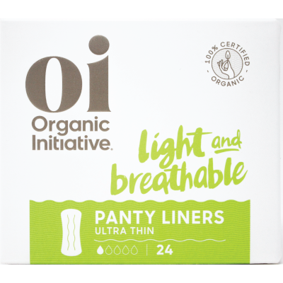 Oi Organic Cotton Ultra Thin Panty Liners 24pk