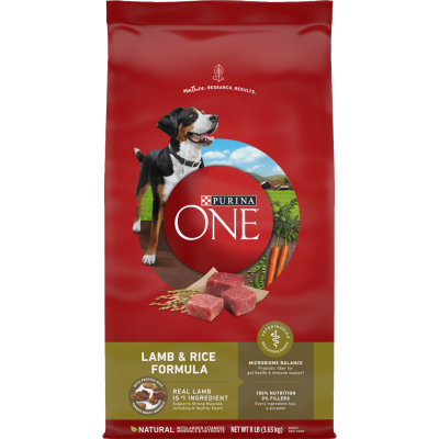 Purina ONE Smart Blend Lamb & Rice Dog Food 3.63kg