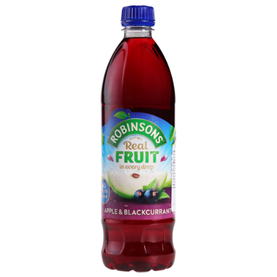 Robinsons Apple & Blackcurrant No Added Sugar Cordial 1l