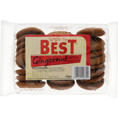 Kaye's Bakery Gingernut Biscuit Bites 24 x 14g