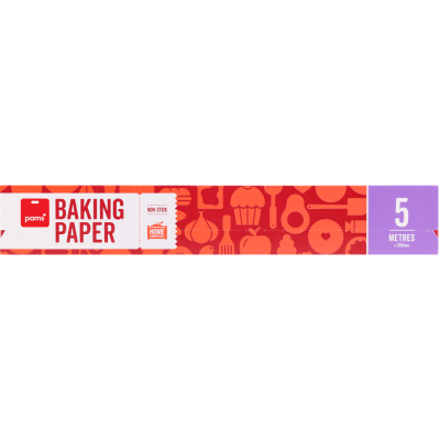 Pams Baking Paper 300mm Wide 5m