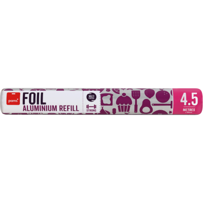 Pams Foil Aluminium Refill 300mm Wide 4.5m