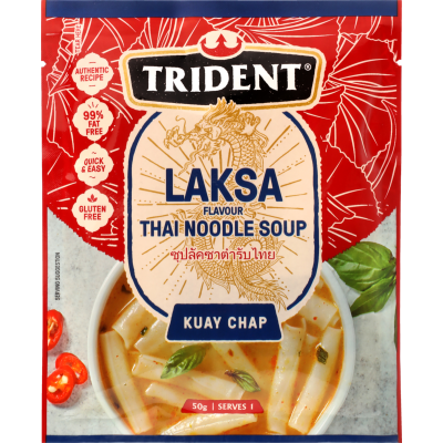 Trident Laksa Flavour Thai Noodle Soup 50g