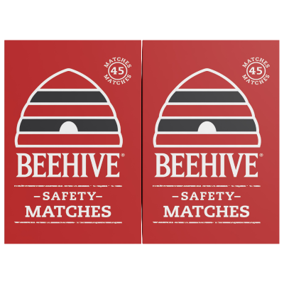Beehive Safety Matches 10 x 45pk