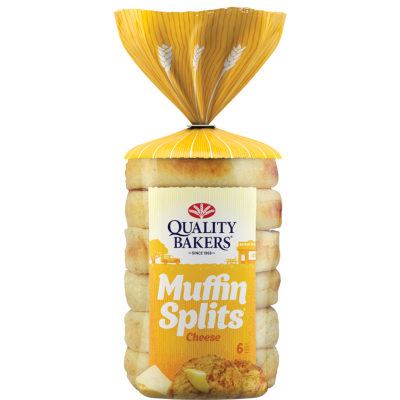 Quality Bakers Cheese Muffin Splits 6pk