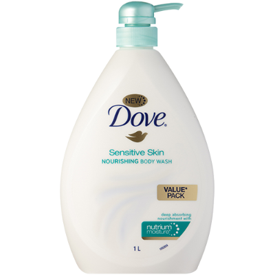 Dove Sensitive Skin Nourishing Body Wash 1l