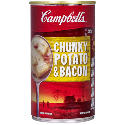 Campbell's Chunky Potato & Bacon Soup 505g