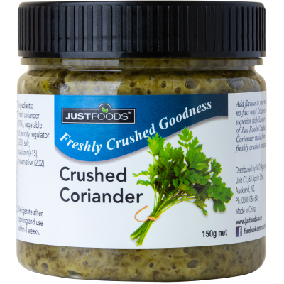 Just Foods Crushed Coriander 150g