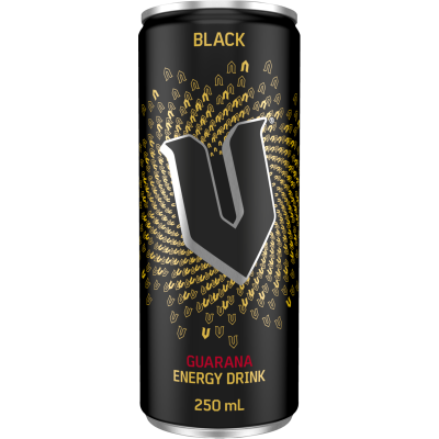 V Black Guarana Energy Drink 250ml